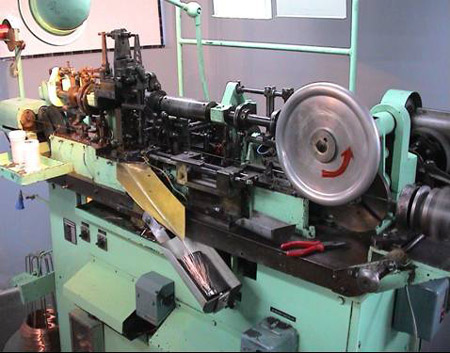 Lead in wire manufacturing machine
